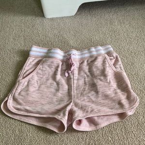 Pink Heather Athletic Shorts